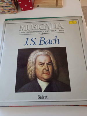 Bach vinyl record used, classical music
