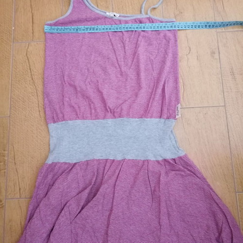 DKNY dress new, cotton, size M, red and gray