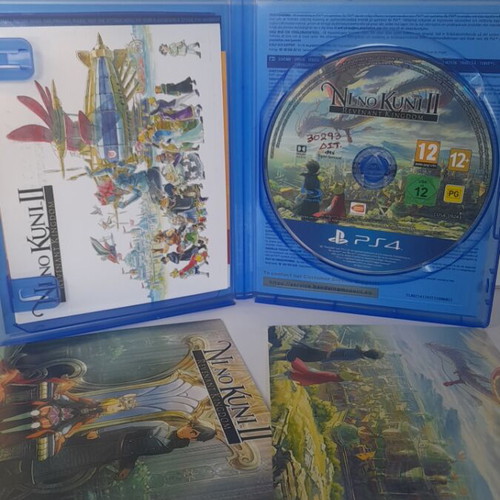 Ni No Kuni II Revenant Kingdom PS4 like new, English edition, artcards included
