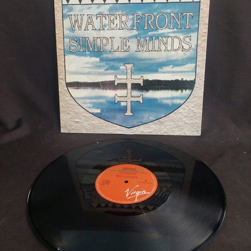 Waterfront Simple Minds vinyl record used, rock