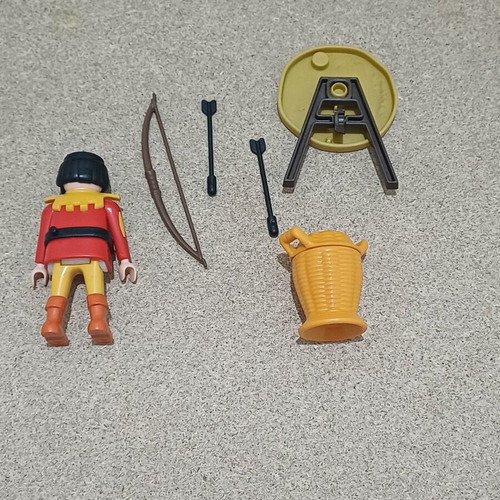Playmobil Sagittarius figure used, set with bow and target