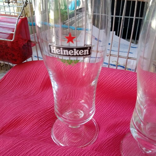 COLLECTIBLE COLUMN GLASSES WITH THIN GLASS AND THE FIVE PIECES 17 EUROS