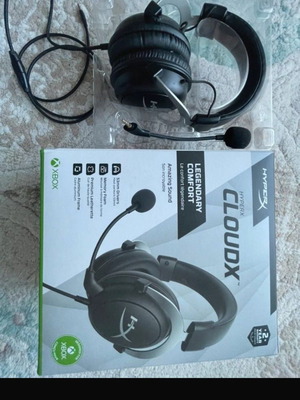 HyperX Cloudx Xbox Over Ear Gaming Headset καινούργιο με σύνδεση 3.5mm
