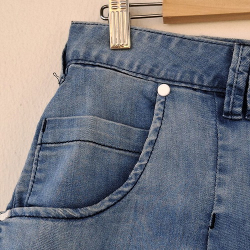 Rutme denim shorts size M like new, blue