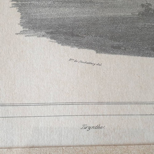 Nafplio engraving 1834 used by Otto Magnus von Stackelberg