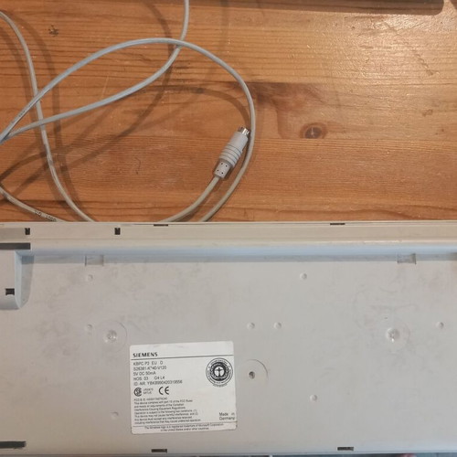 Siemens KBPC P2 Vintage Keyboard used, PS/2, QWERTZ Layout