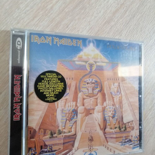 Iron Maiden Powerslave CD, 1998 metal album