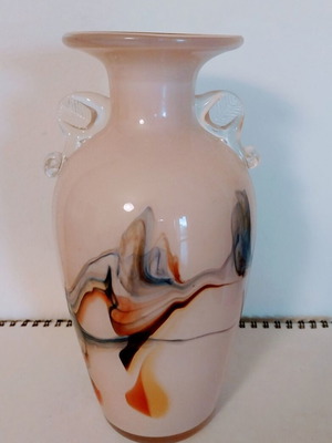 Vintage opaline/murano vase like new, 1960s-70s