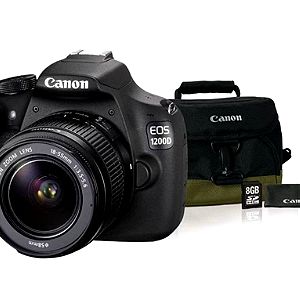 Καινούρια, σφραγισμένη DSLR Canon EOS 1200D Kit 18-55mm + τσάντα μεταφοράς + κάρτα μνήμης 8gb