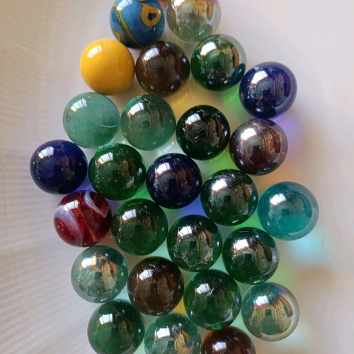 Marbles new, 27 pcs Φ25