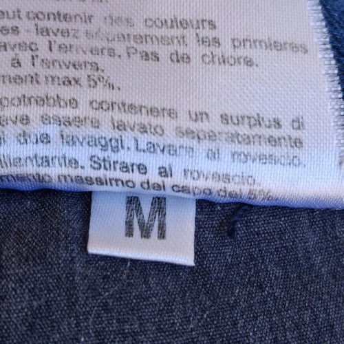 Rutme denim shorts size M like new, blue