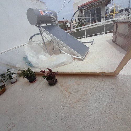 Nylon transparent awning like new, 2.5m height 3.3m length