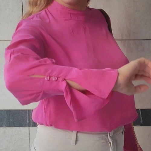 Zara pink blouse like new, size XS