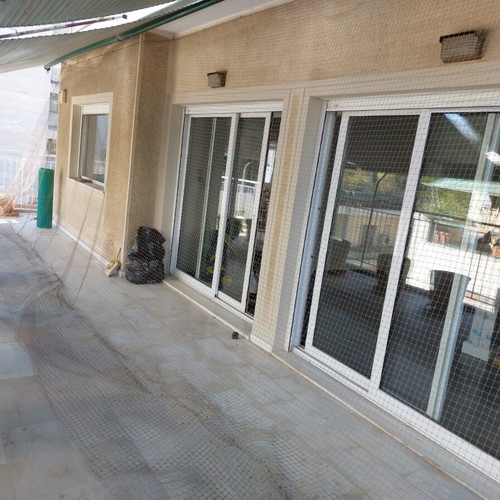 Balcony net for cats like new, nylon 1.3mm, 68 sqm