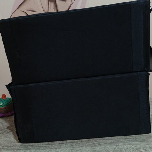 Set of 2 New Foldable Storage Boxes with Lid and Zipper
