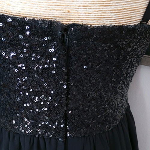 GinaTricot women's strapless evening dress like new, size S black