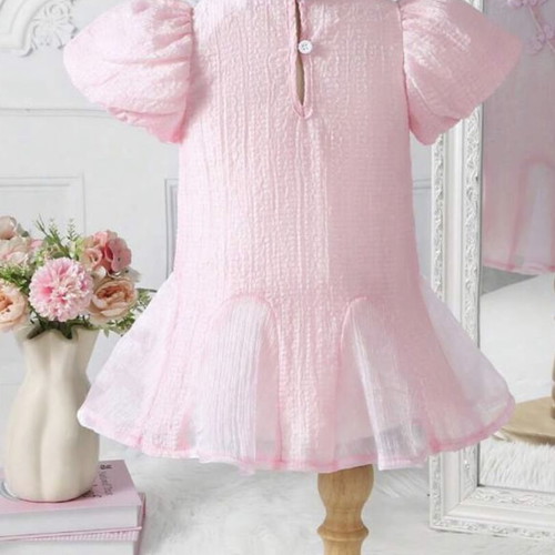 Baby dress kimono pink size 74 (6-9 months) like new