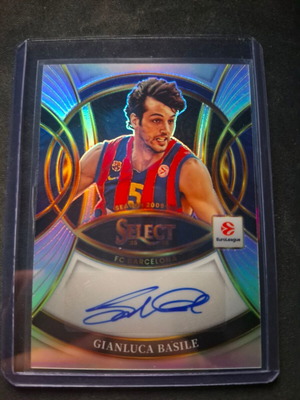 2025-26 Select EuroLeague Signatures Gianluca Basile ασημένια κάρτα σαν καινούργιο