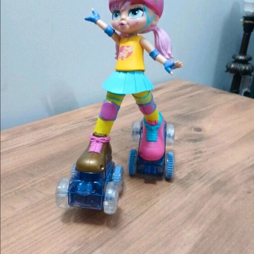Rainbow Riley remote control doll like new