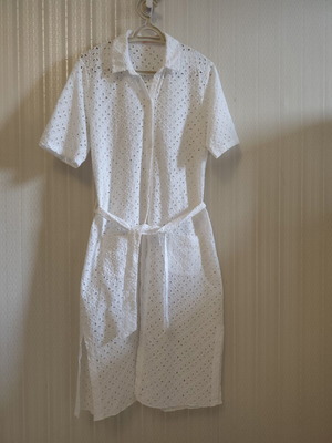 Valerie Khalfon dress like new, size L with belt and pockets
