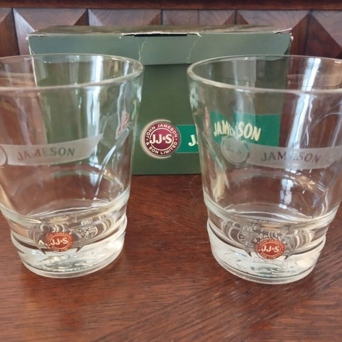 Jameson whiskey glass set of 2, like new