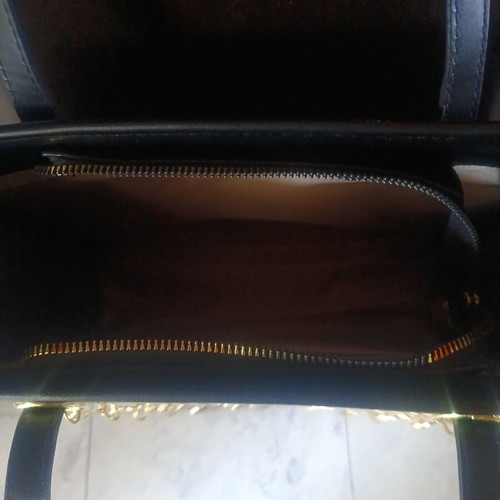 Women's shoulder bag new, black and white