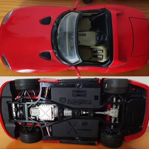 Burago Dodge Viper RT/10 κάμπριο μινιατούρα 1:18 μεταχειρισμένη