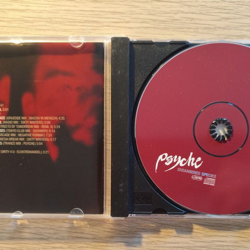 Psyche Endangered Species CD near mint, synthpop darkwave electronic