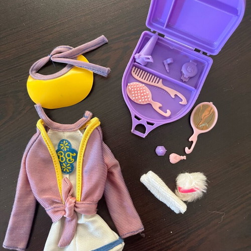 Barbie fashion outfit used with spa accessories Mattel Superstar Era 1983