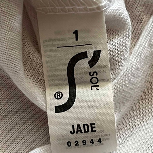 White shirt with inscription like new, size S-M