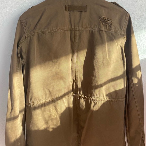 Bershka women's khaki jacket used camouflage style