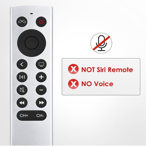 Apple TV HD 4K remote control new without Siri and Voice