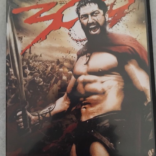 300 DVD, action adventure film with subtitles