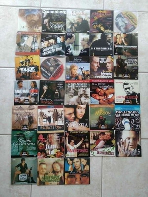 DVD movie pack of 33 used films with subtitles