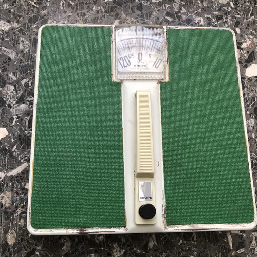 Krups analog floor scale 130kg used