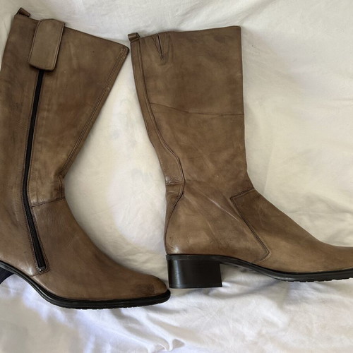 Lavorazione Artigiana Vivaci Moda women's leather boots size 39, new