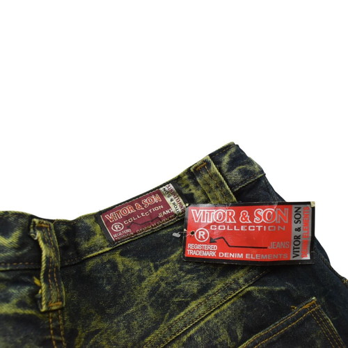 Vitor & Son Baggy Cargo Jeans Acid Wash vintage Y2K used