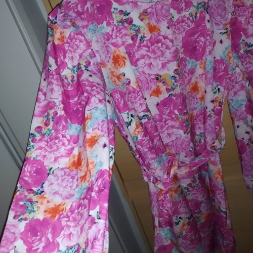 Mini printed dress with belt pink like new