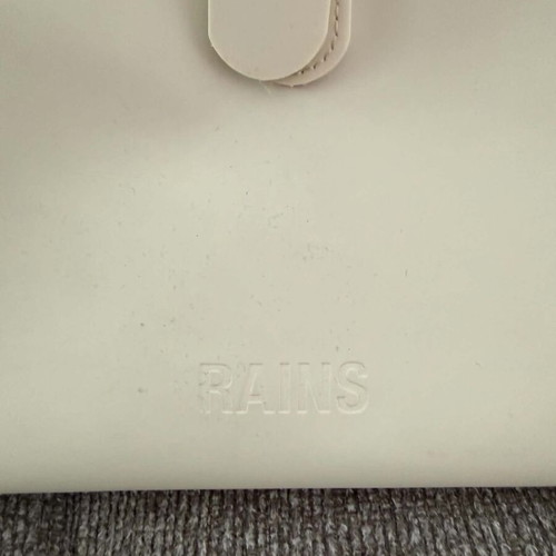 Rains backpack like new, white