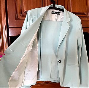 Zara κοστούμι mint χρώμα καινούριο 44/XL