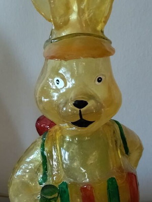 Πασχαλινό πλαστικό διακοσμητικό λαγός καινούργιο