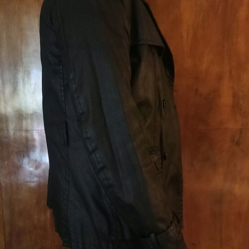 Zara Man trench coat black, size L, like new
