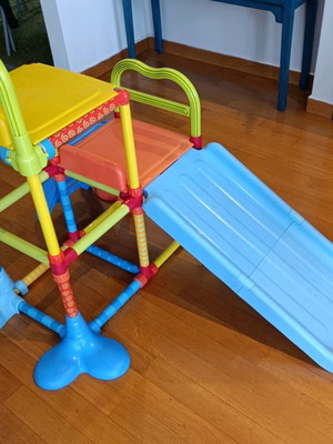 Children's climbing structure with slide like new