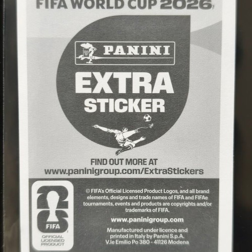Cristiano Ronaldo Panini FIFA World Cup 2026 Extra Sticker
