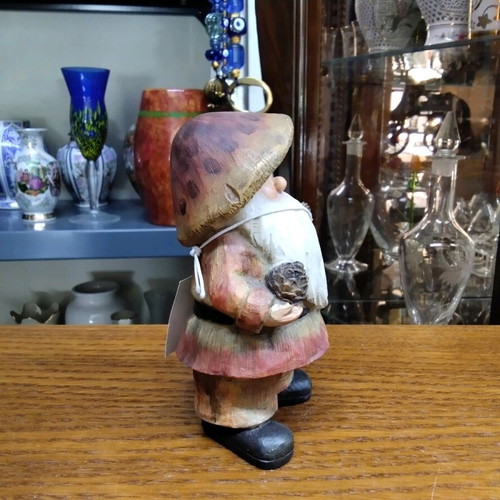 Decorative Tabletop Gnome Miniature New, Made in Amsterdam 15x6x8