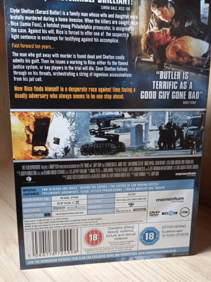 Law Abiding Citizen DVD like new with English subtitles