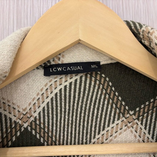 LC Waikiki shirt size M like new, beige and green