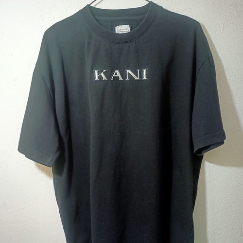 Kani T-shirt like new, black with silver sign, size XL