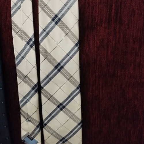 Manetti men's ties set of 3 like new, lilac, dark blue, plaid