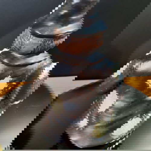 Фигурка на клоун хобо употребявана, винтидж